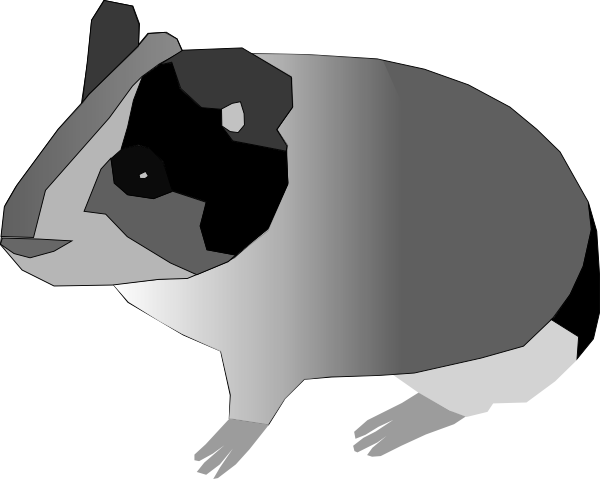 Hamster Clip Art At Bclipart Com Vector Clip Art Online - Guinea Pig Clip Art (600x479)