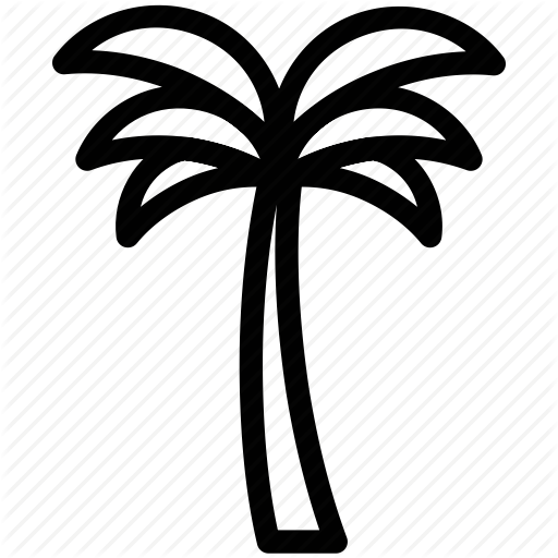 Palm-tree Icons - Palm Tree Icon Png (512x512)