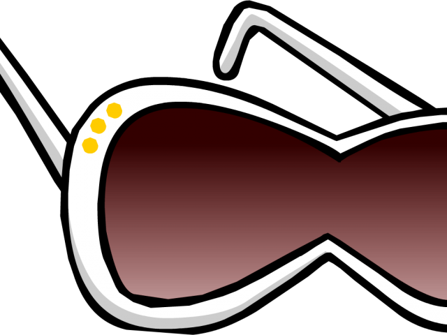 Goggles Clipart Club Penguin - Club Penguin White Diva Sunglasses (640x480)