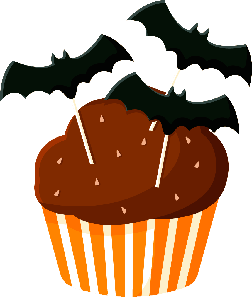 Image For Cupcakes Halloween 16 Clip Art - Free Vector Halloween