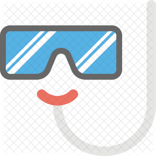 Snorkel Mask Icon - Diving Mask (512x512)