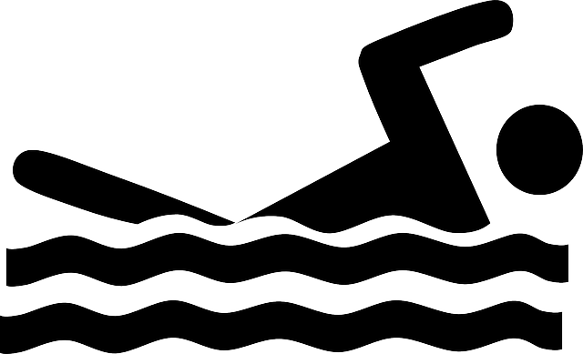 Via - Swim Clip Art Black And White (640x389)