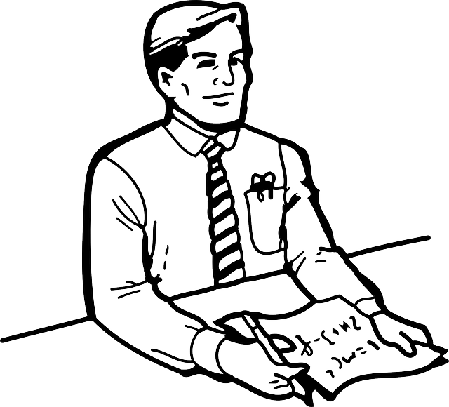 Write Outline, People, Thinking, Math, Mathematician, - Community Helpers Coloring Pages (640x580)