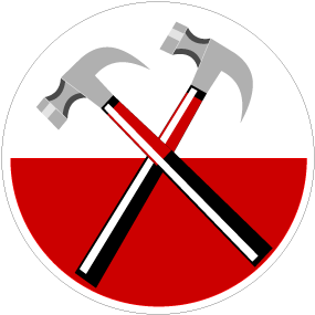 Pink Floyd Logo - Pink Floyd Hammers (400x400)