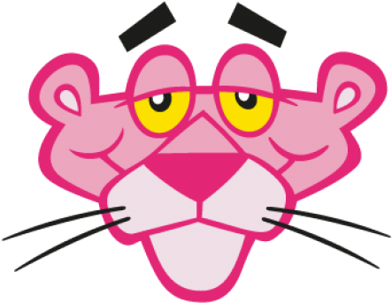 Pink Panther Vector - Pink Panther Face Mask (518x518)