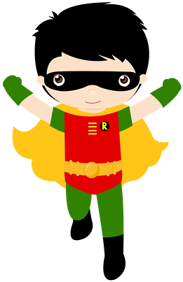 Robin Wall Art Print, Super Hero Wall Art Print, Inch - Superhero (286x424)