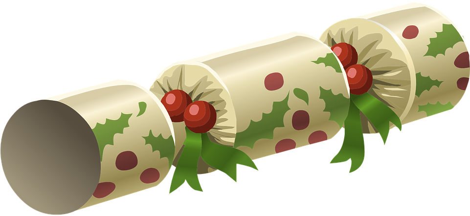 Christmas Lunch And Christmas Jumper Day - Christmas Cracker Clipart (960x480)