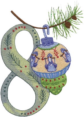 Twelve Days Of Christmas Day - Eighth Day Of Christmas (361x470)