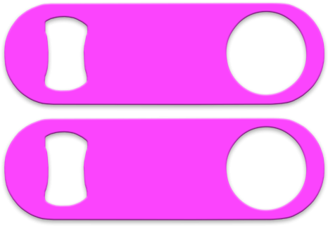 Pink Background 5" Medium Speed Opener - Gradient (500x500)