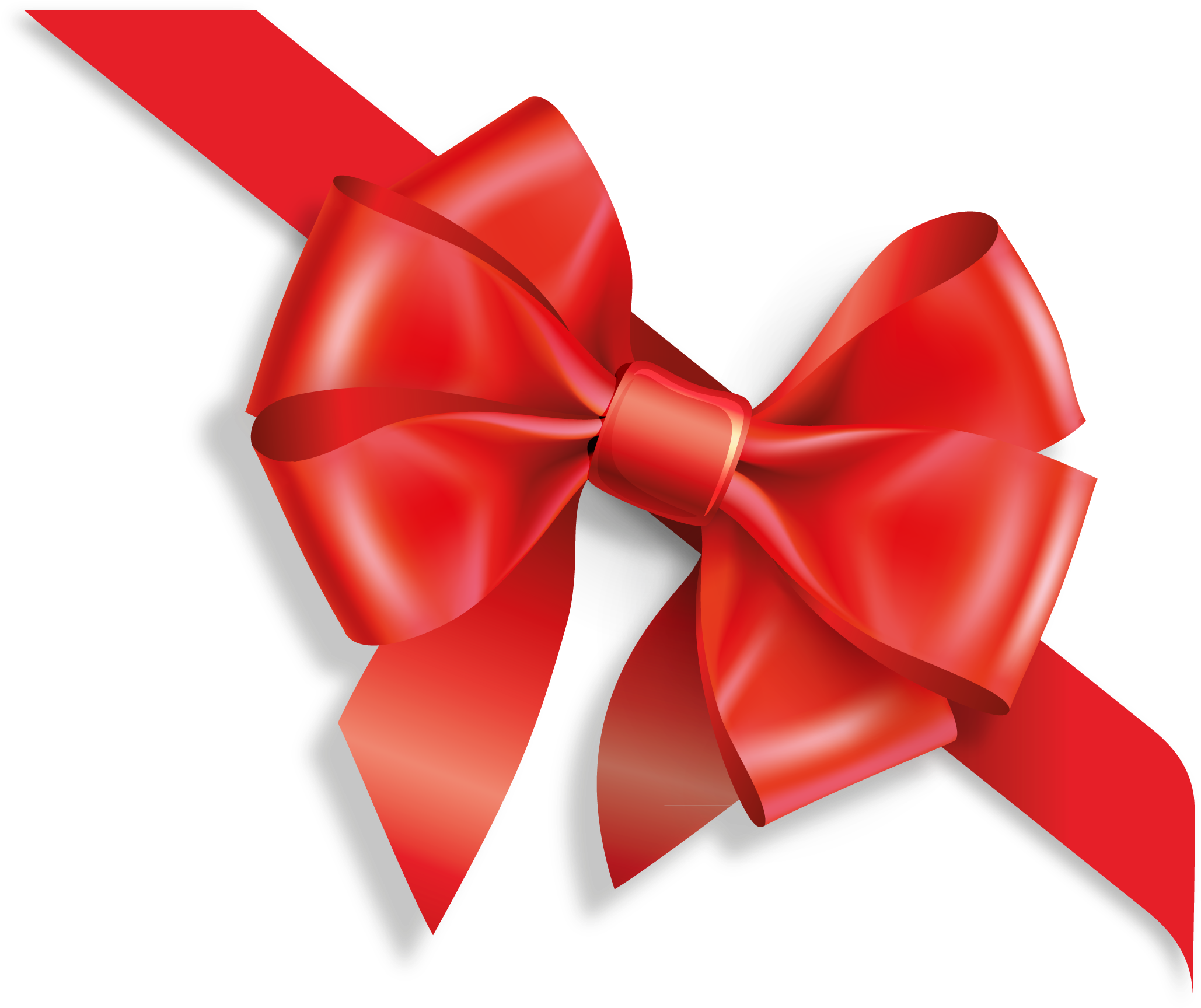 Ribbon Clipart Holiday Bow - Royal Care Cosmetics Make Up Gift Set 5 (2301x1884)