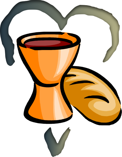 Maundy Thursday Communion - Communion Bread And Wine (399x515)