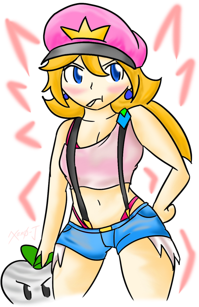 Poison Punk Peach By Xero-j - Cartoon (724x1102)