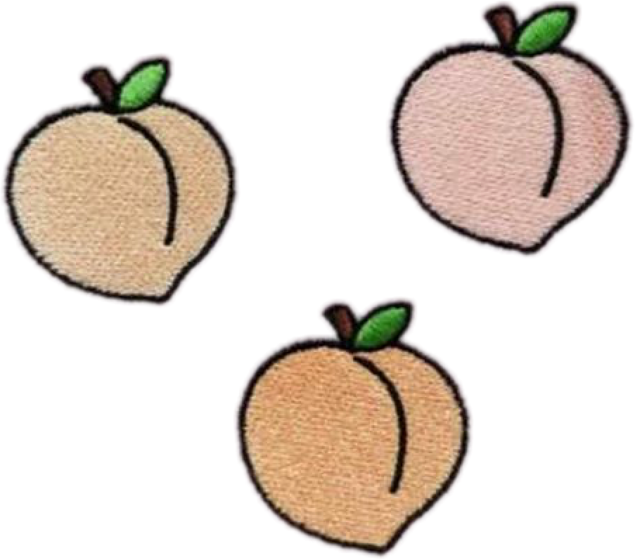 Peach Peachy Peaches Fruit Tumblr Patch Grunge Freetoed - Png Fruit (903x797)
