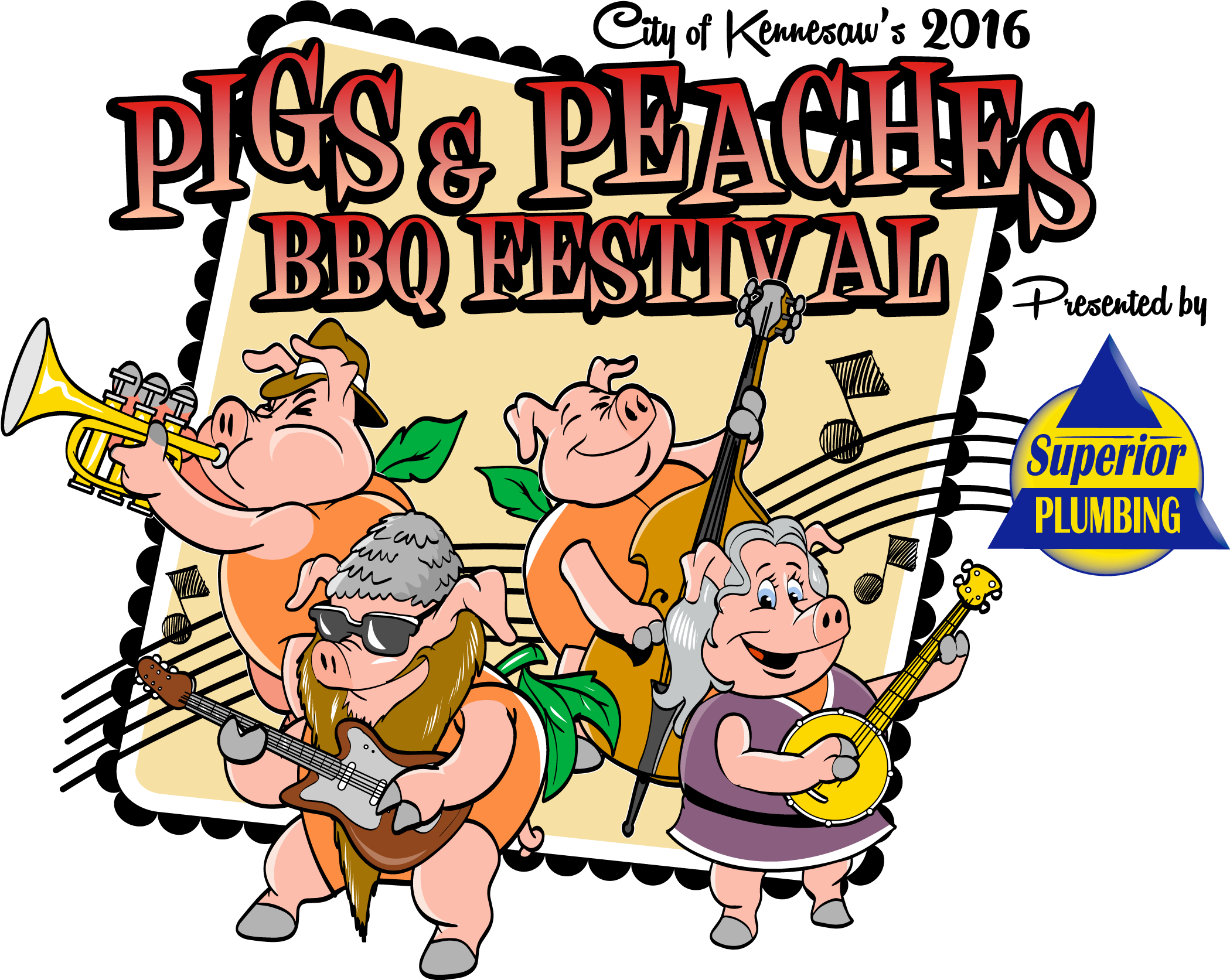 City Of Kennesaw Bbq Festival Returns August 26-27 - Pigs & Peaches Bbq Festival (2099x1673)