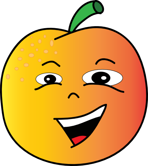 Peach Clipart I2clipart Royalty Free Public Domain - صور خوخ كرتون (512x572)