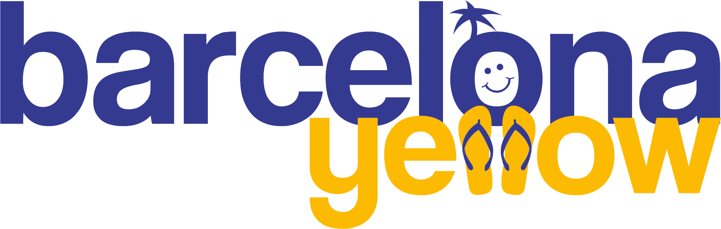 Barcelonayellow Logo - Barcelona Word (2471x782)