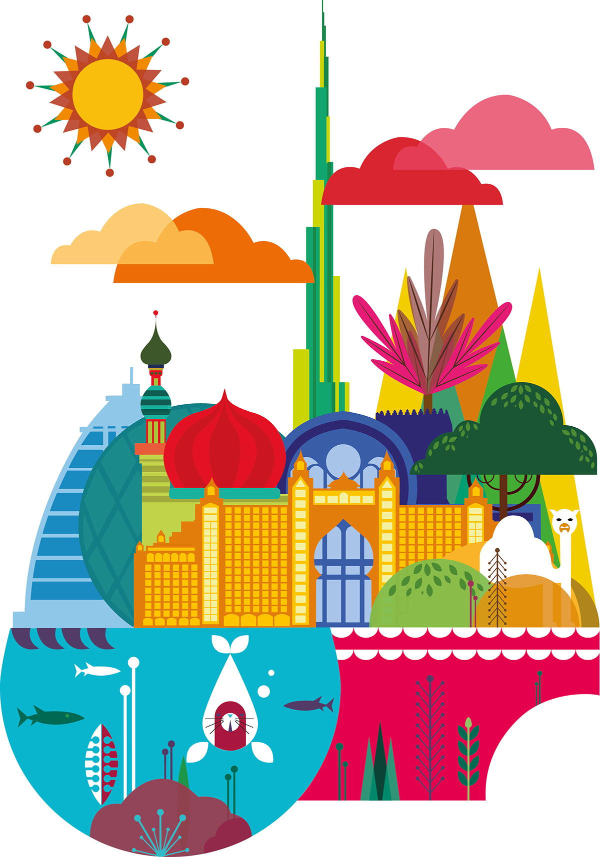 Photoreal Pixels Uae Environment - Uae Png (1200x1715)