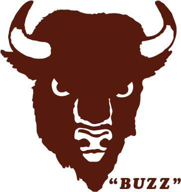 One Color Bison Head Secondary Logo - Pms483 (400x400)