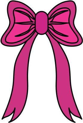Pink Ribbon Bow Vector - Pink Ribbon (550x550)