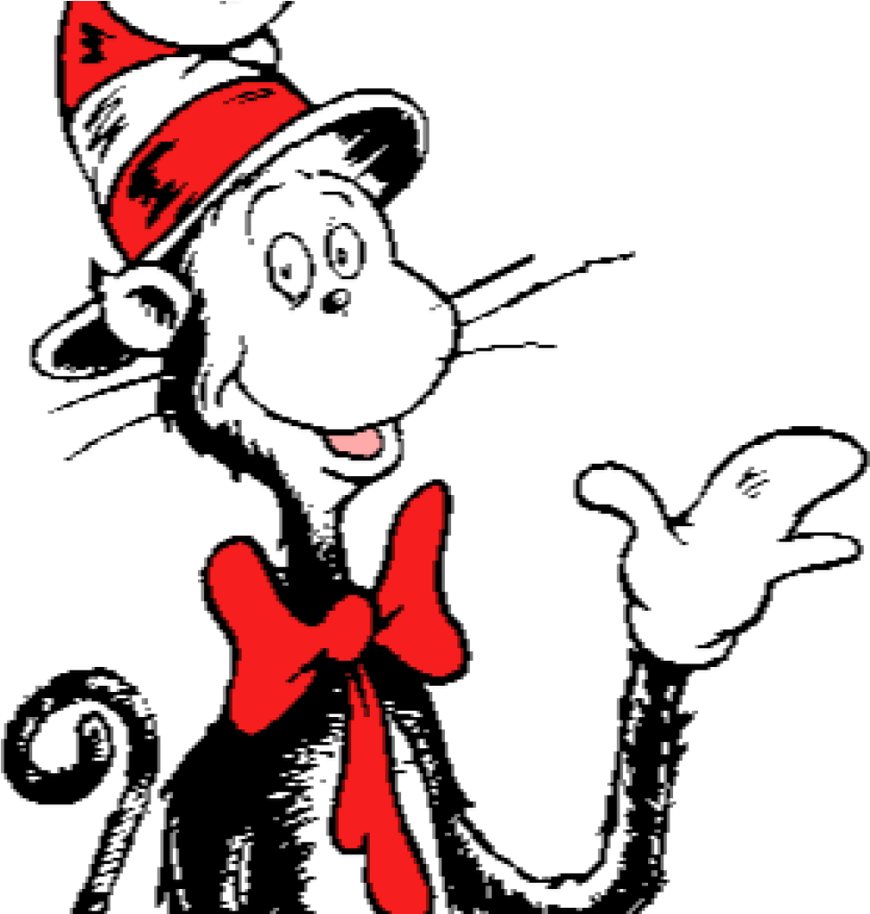 Printable Images Of Dr Seuss Characters Diy Dr Seuss - Cat In The Hat Sitting (1024x1024)
