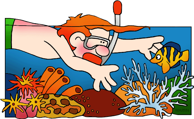 Coral Reef - Great Barrier Reef Cartoon (648x425)