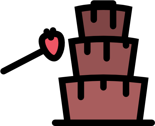 Chocolate Fountain Free Icon - Chocolate Fountain Clipart Free Use (512x512)