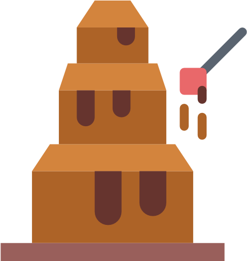 Chocolate Fountain Free Icon - Chocolate Fountain (512x512)
