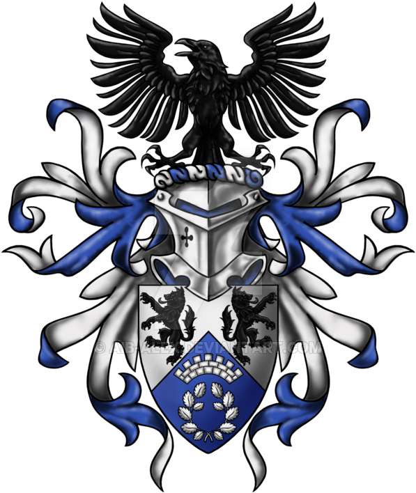 Austin Delavergne's Coat Of Arms By - Coat Of Arms Mantle (600x764)