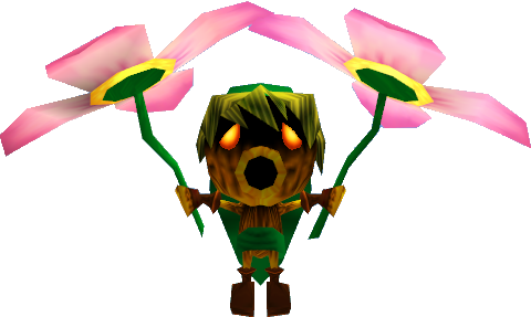 Dawn Of A New Day Went To A Resturant That Had A Chocolate - Legend Of Zelda Majora's Mask Deku Link (480x287)