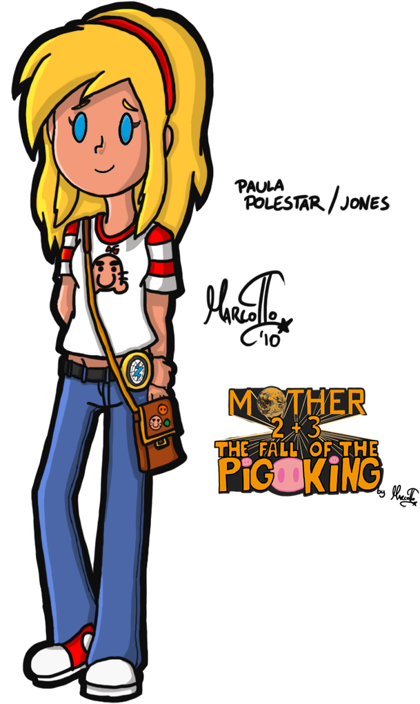 Mother 2 - Mother 2 Ness X Paula (750x1069)