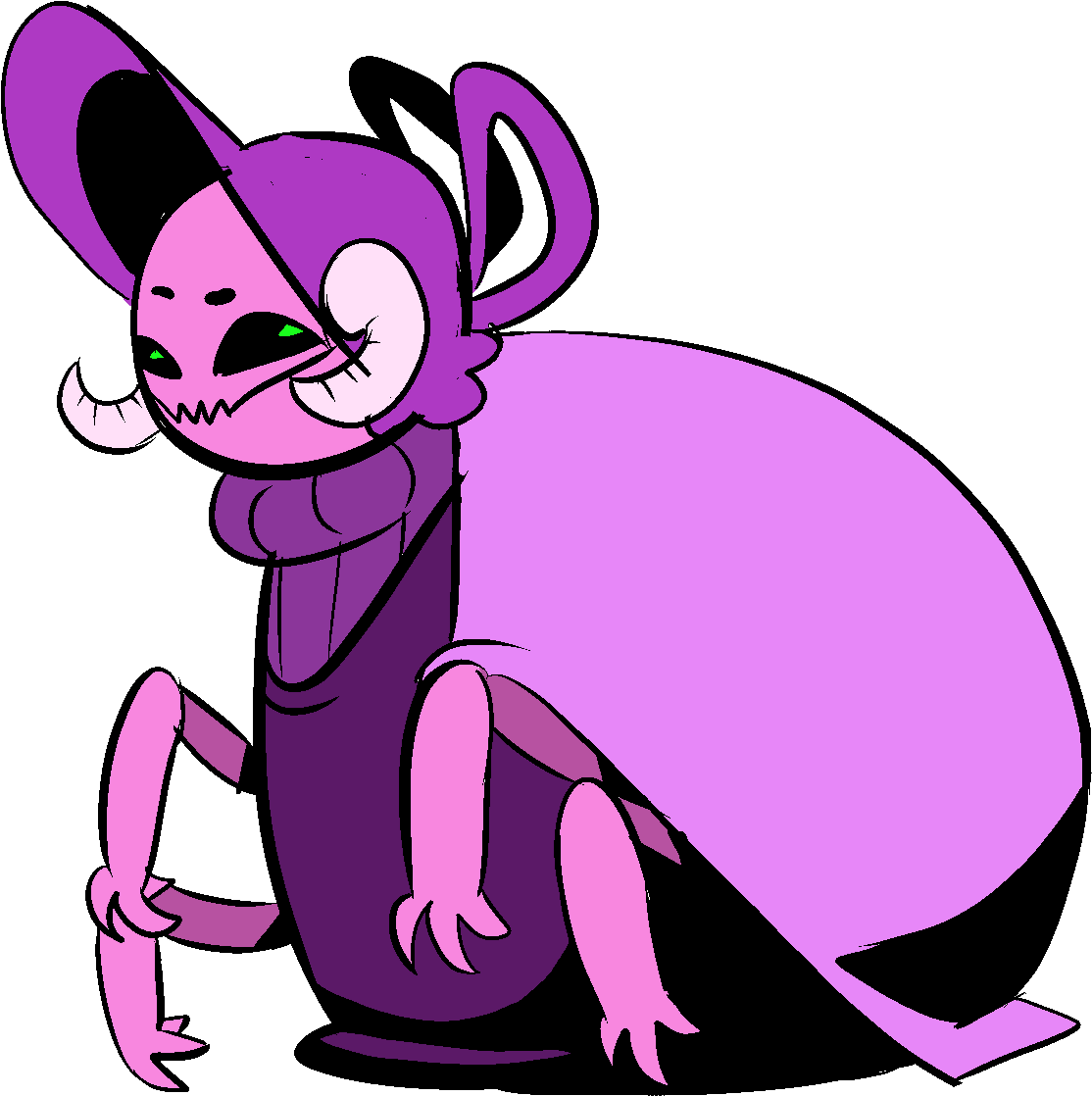 She's An Old Bug Like Demon Lady - Cartoon (1160x1200)