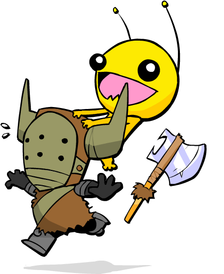 Alien Hominid - Castle Crashers Alien Hominid (519x658)
