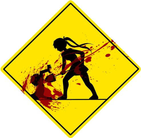 Kurumi Zombie Killing Sign - Аэрография Для Left 4 Dead 2 (512x512)
