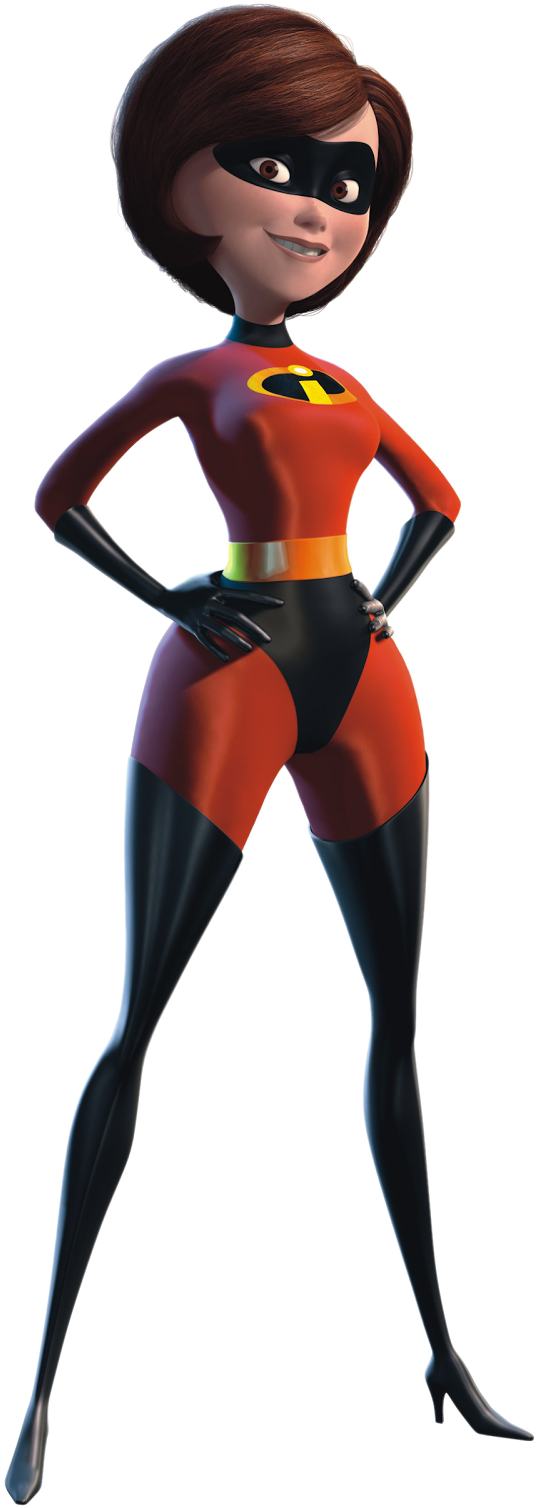 The Incredibles - Mrs Incredible Png (619x1600)