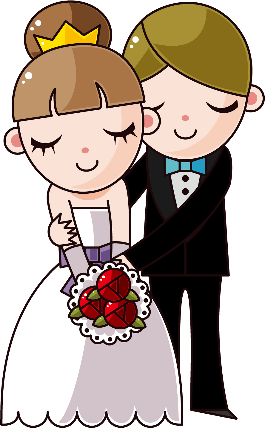 Wedding Invitation Bridegroom Illustration - Cartoon Wedding Gif (1500x1501)