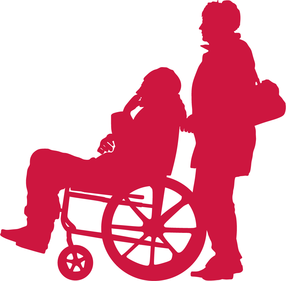Silhouette Of A Old Man In A Wheelchair (962x946)