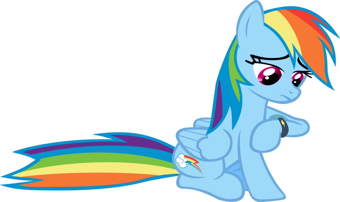 Rainbow Dash By Freak0uo - Freaked Out Rainbow Dash (1158x689)