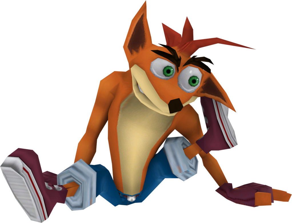 Crash Bandicoot Render By Crasharki - Crash Bandicoot Crash Tag Team Racing (1022x781)