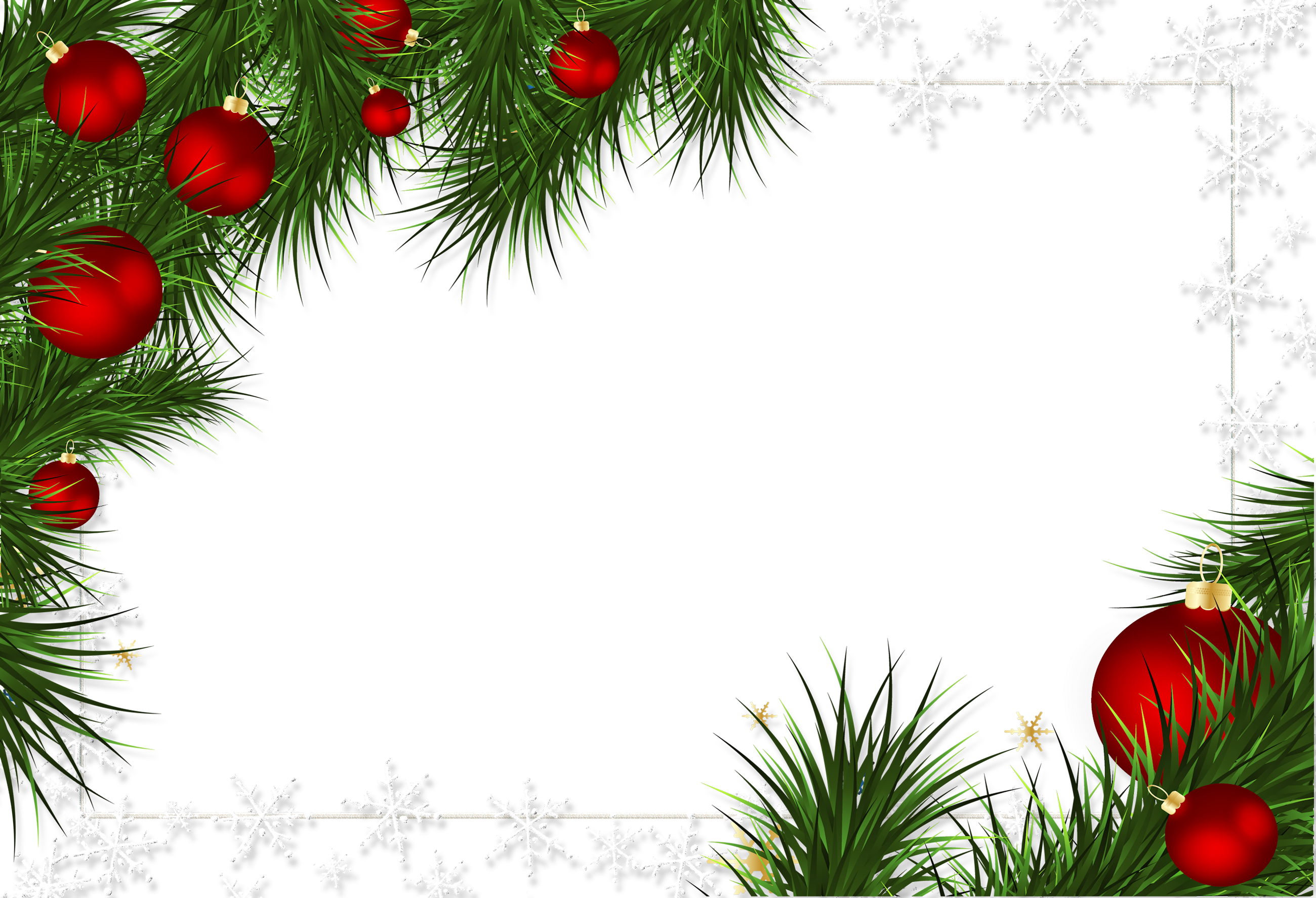 Christmas Photo Frame Templates - Invitacion Fiesta De Navidad (2600x1775)