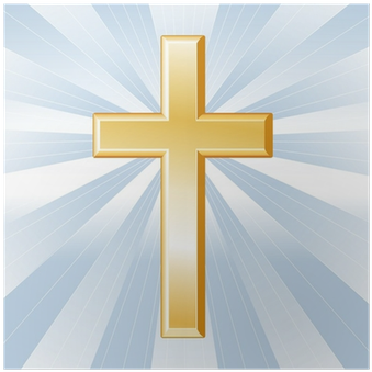 Christianity Symbol, Golden Cross, Crucifix Poster - Cross (400x400)