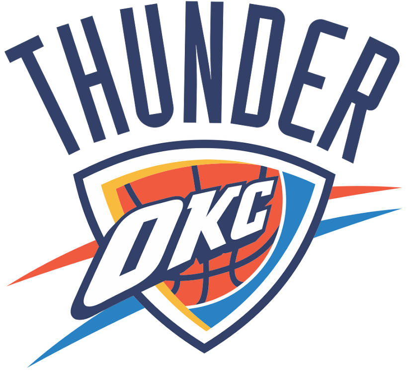 The Oklahoma City Thunder - Oklahoma City Thunder Logo Png (1600x1067)