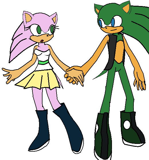 Scourge And Rosy - Cartoon (518x572)