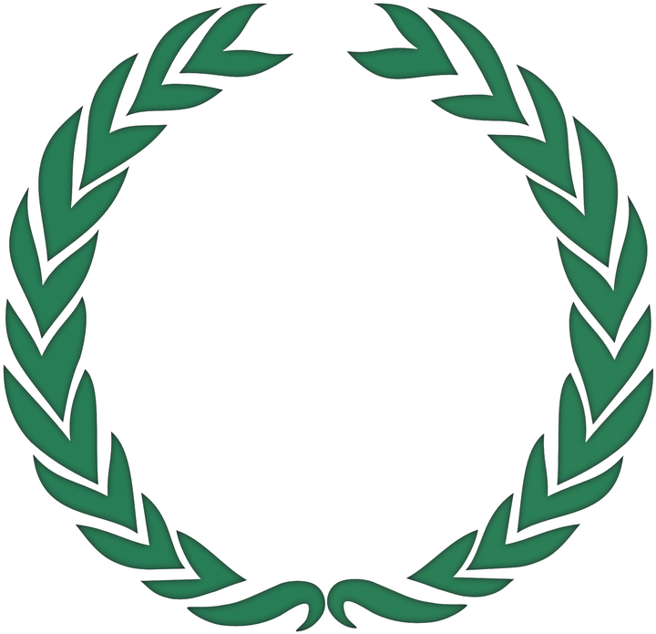 Leaves Clipart Logo - Laurel Wreath (732x720)