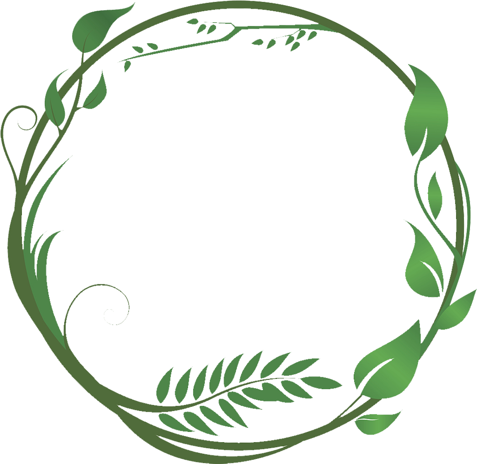 Common Ivy Leaf Green Vine - Vector Green Circle Png - (1024x997) Png Clipa...