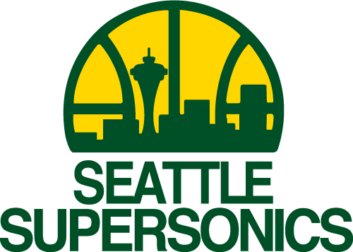 Seattle Supersonics - Seattle Supersonics Logo (500x357)