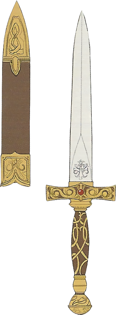 Golden Dagger Concept - Fire Emblem Beloved Zofia (383x1040)