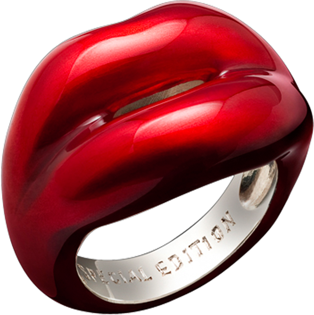 Special Edition Hotlips Ring Collection Enamel Description - Hot Lips Ring (2500x1492)