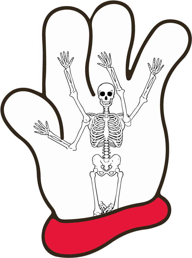 They Tweeted An “x-ray” Look Inside The Glove, Which - Hamburger Helper Anatomy (837x1080)