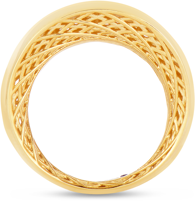Roberto Coin Golden Gate 18k Yellow Gold And - Class Ring (1600x1600)