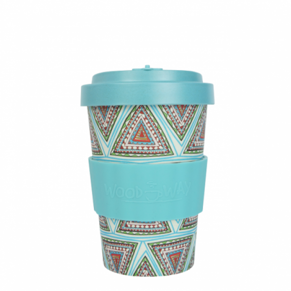 Pahar Bambus Aztec Blue Turquoise Blue 400 Ml - Blue (800x800)